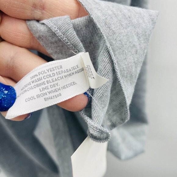 Jenni by Jennifer Moore Womens On Repeat Jersey Wrap Scarf Heather Gray $30 047 - Picture 6 of 7